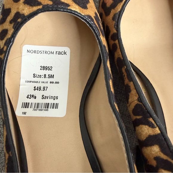 Franco Sarto Callan 2 Leopard Calf Hair Pumps - Picture 6 of 8